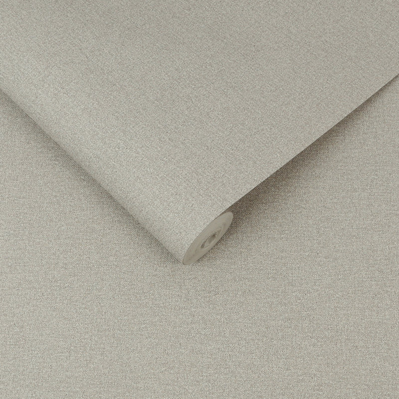 Twill Natural Wallpaper, Gray