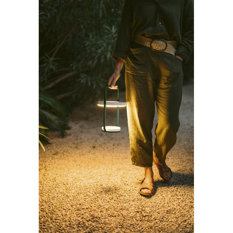 Ulli LED Outdoor Table Lamp, Cedar Green