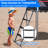 Yescom Universal Fit 43.31'' Metal Ladder