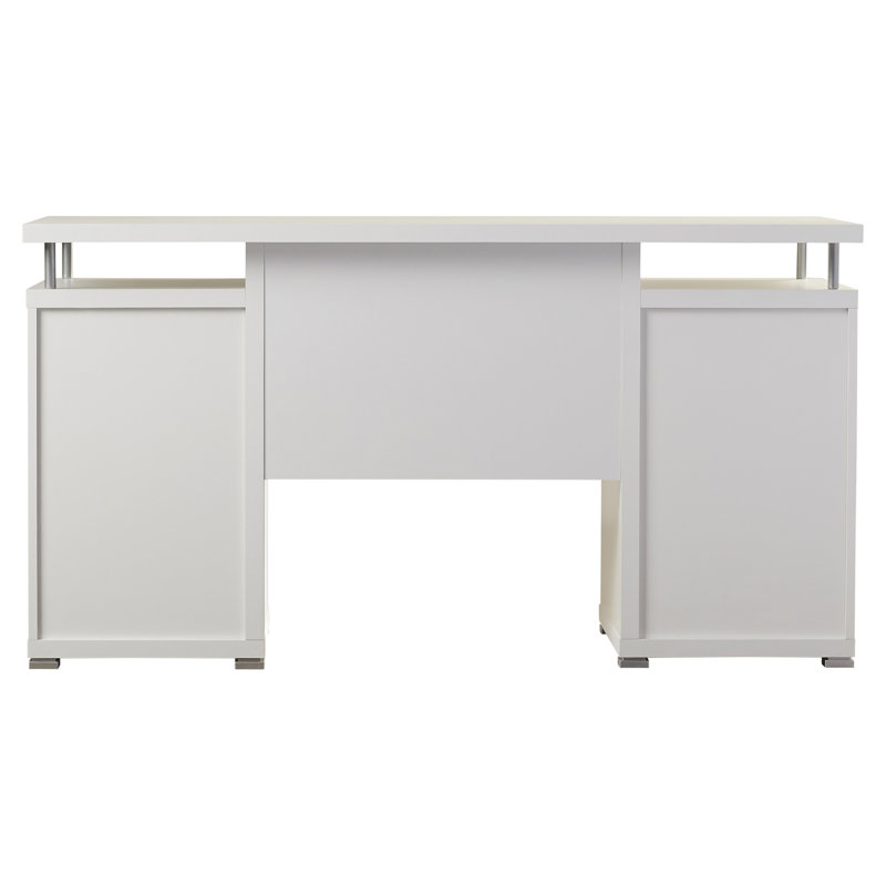 Azayliah Manufactured Wood Computer Desk, White