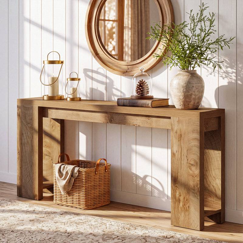 Console 70,9 po pour vestibule, Brown