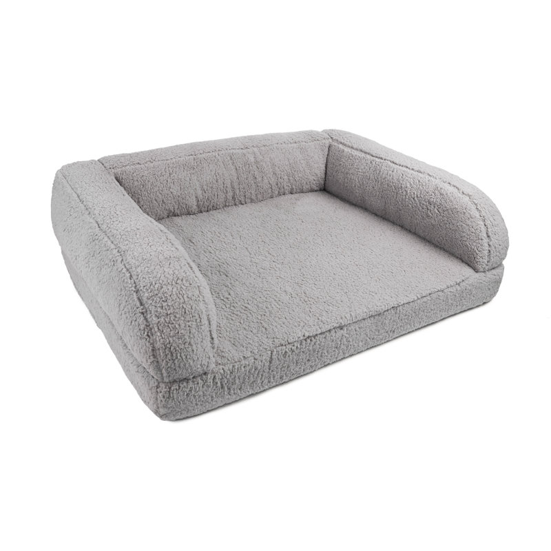 Lit pour chien Tucker Murphy Pet ™ Sherpa Couch, Petit (l 26 po x P 7 po x H 20 po), gris
