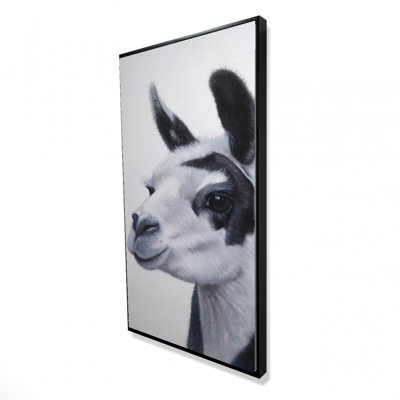 " Black & White Lama "