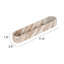 Plat ovale en marbre brun-2002503941
