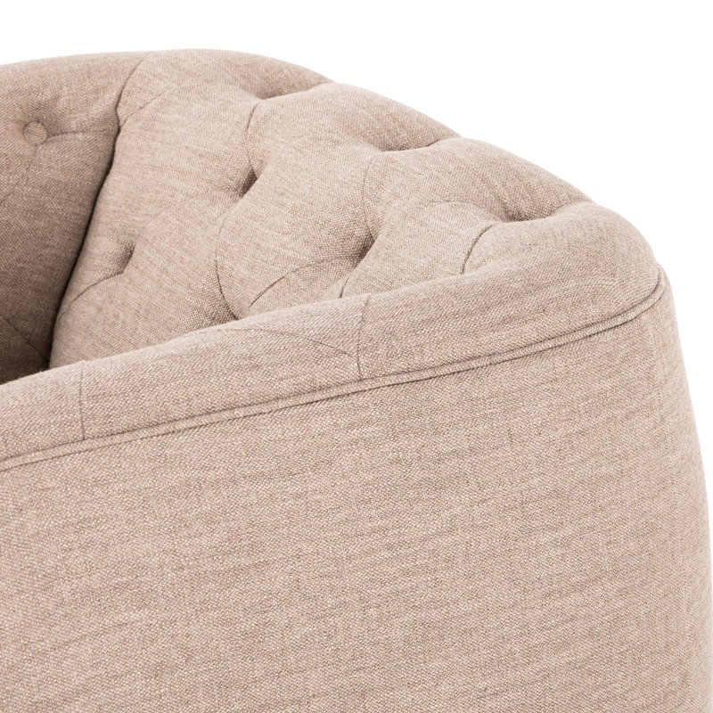 Paul Club Chair, Alcala Fawn Polyester Blend