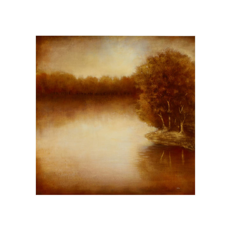 Horizon doré par Jason Jarava - impression, H 24 po x l 24 po x 1,5 po, Extérieur