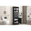 Grande armoire de rangement polyvalente avec plusieurs options de rangement et tablettes réglables pour divers espaces.-1881724344