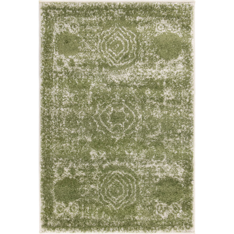 Geometric Area Rug, Rectangle 61 x 91cm