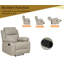 Fauteuil inclinable en similicuir Zanelle-1856149440