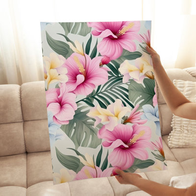Motif floral hibiscus floral