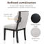Chaise capitonnée Airion