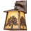 Metal and Solid Brass Wall Light