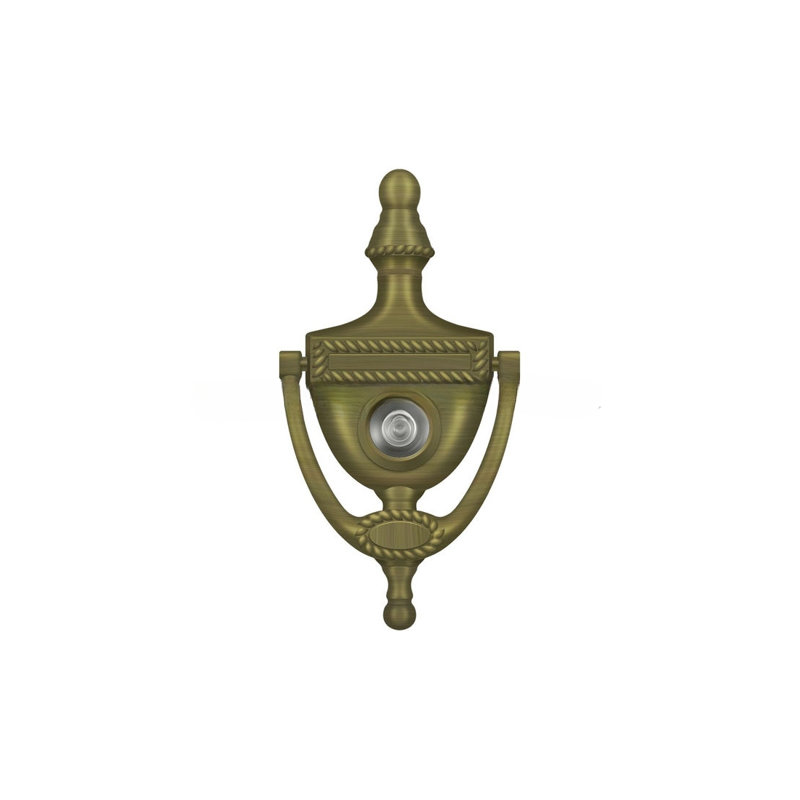 Victorian Brass Door Knocker, Antique Brass