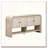 console table with Woven Wood Slats-1600025159