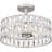 3-Light 14" Semi Flush Mount-991686279
