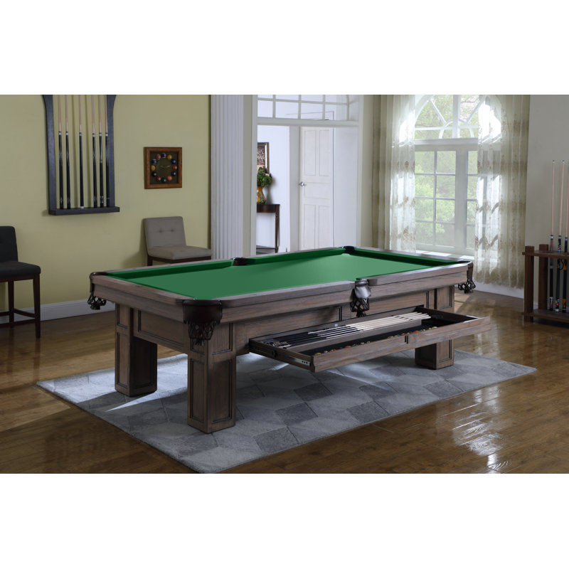 Cooper Creek 8' Slate Pool Table with Professional Installation Included, English Green