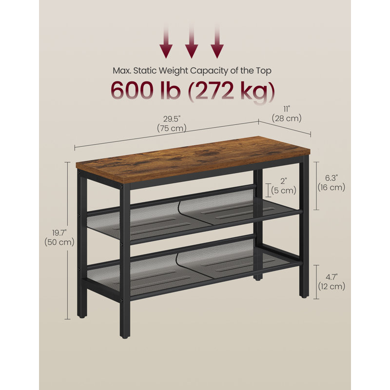 6 Pair Shoe Storage Cabinet