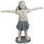 Statue enfant du jardin optimiste espère