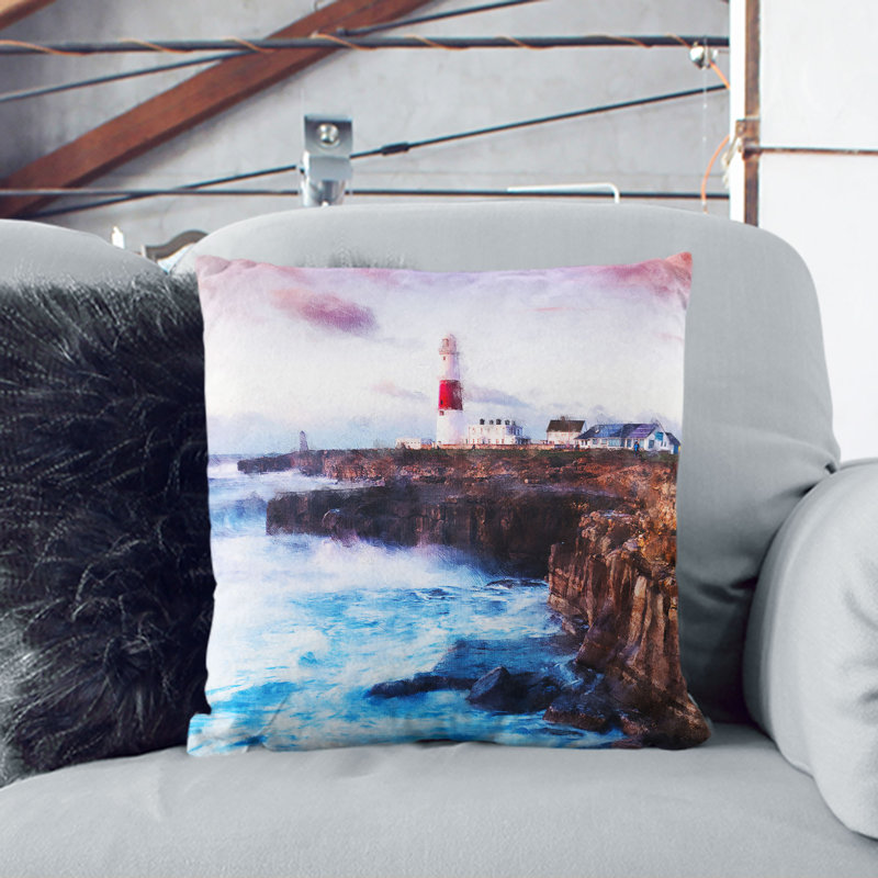Square Throw Cushion, 55cm H x 55cm W x 20cm D, Black