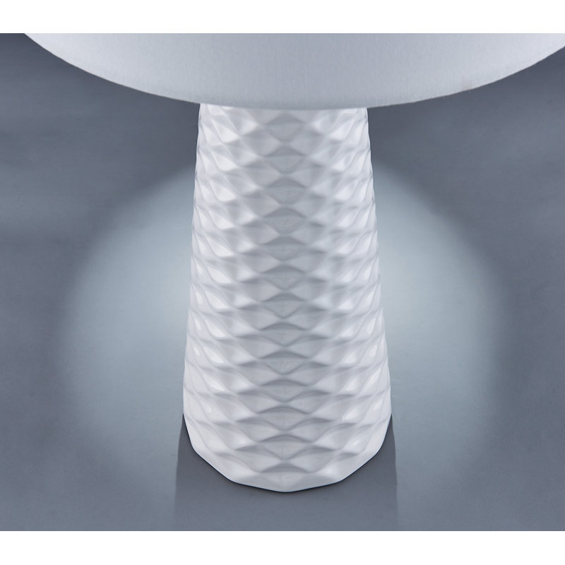 Aria Ceramic Lamp, White
