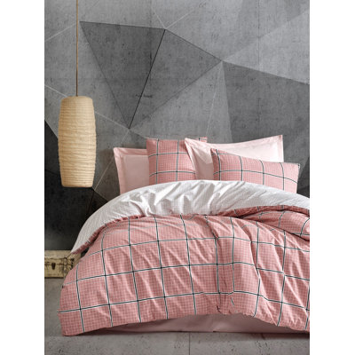 Ensemble de housse de couette 100% coton 4 pièces Fabeha