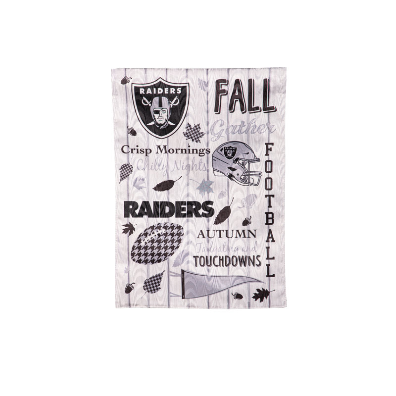 Double face 18 H x 12,5 l, Raiders de Las Vegas - NFL