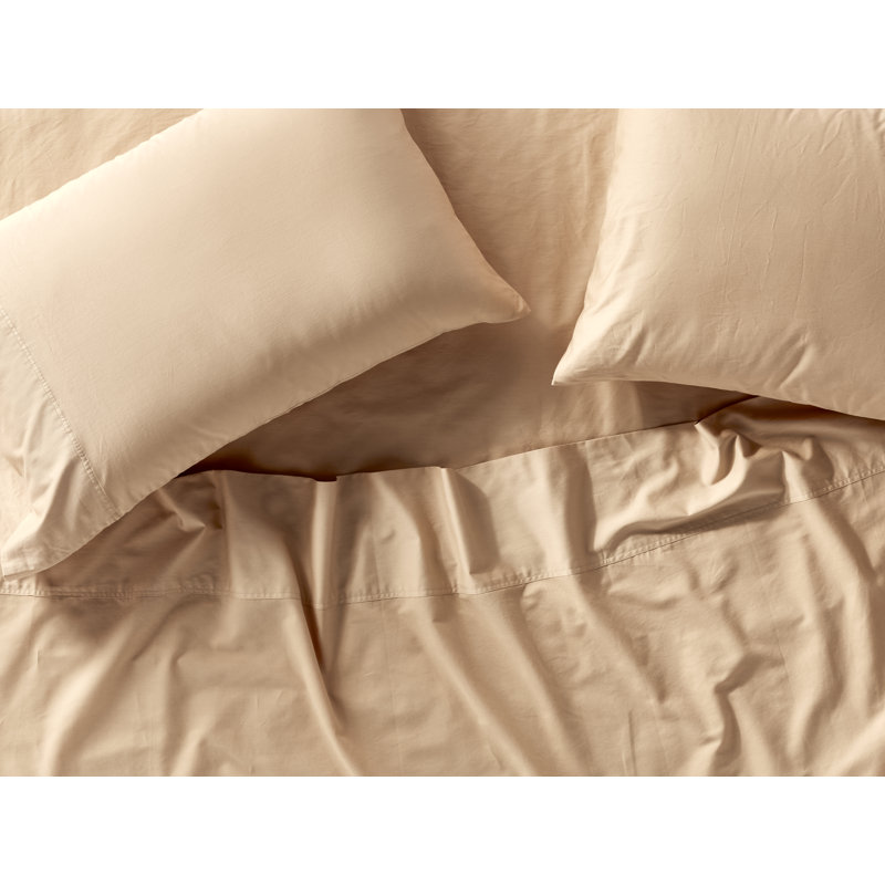 Organic Relaxed Pillowcase, King Pillowcase, Alpine White