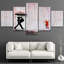 Ensemble de 5 pièces Pop Urban Street Banksy Rainbow Rainbow