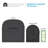 Oasis 360 Post Mount Locking Mailbox Pewter-49958839