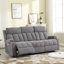 Canapé confortable inclinable manuel en microsuède de 79,13 po Bernardete-102051326-121418403