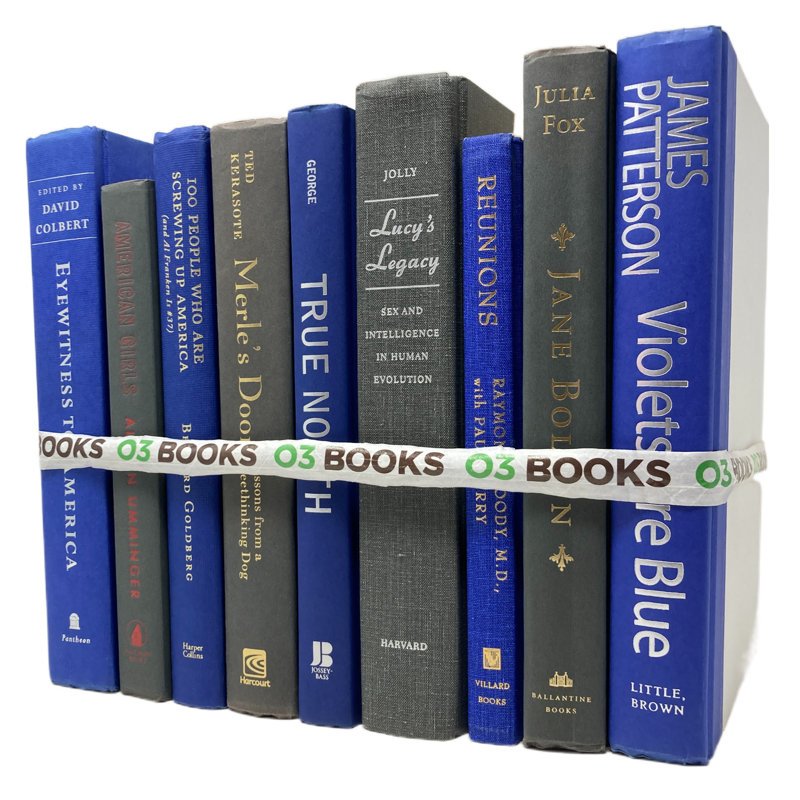 Livres décoratifs Violet Verve Violet et gris