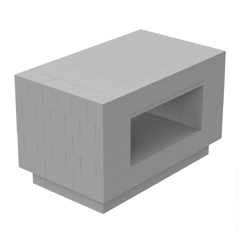Table de réunion rectangulaire, Gris clair