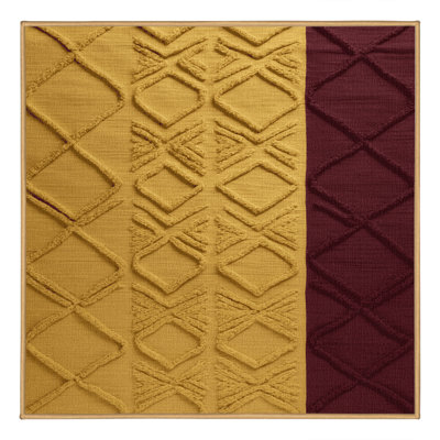 Machine Washable Trellis Brown Area Rug