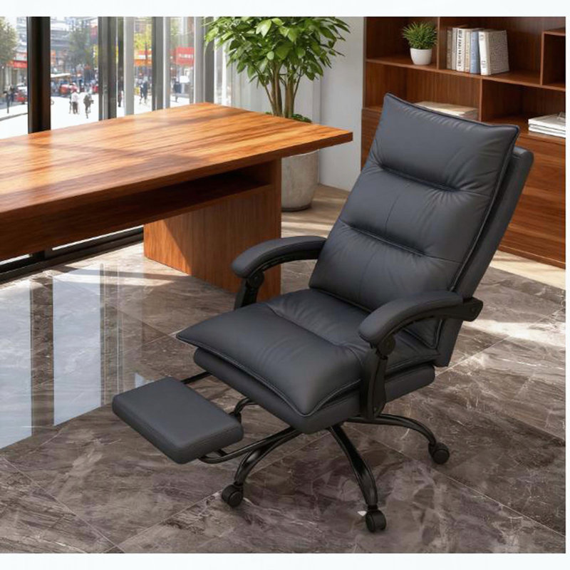 Fauteuil inclinable de massage haut de gamme avec repose-pieds réglable