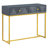 Console Table Entryway Table, Modern Sleek Console Table With Storage, Narrow Console Table With Two Drawers With Stripe Design For Living Room Hallway Entryway, White-1505746242
