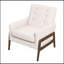 Fauteuil d'appoint capitonné moderne Mid-Century Lipsey-686338424