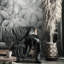 Amariyana Collection Textured Palm Wallpaper Roll-1331486079