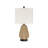 Inaya 22.8 in. Rattan Table Lamp with Dual USB Ports