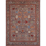 Transitional One-of-a-Kind Rectangle 8' X 9'10" Hand Knotted Area Rug