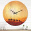 Horloge murale Caravane au Sahara-63617466
