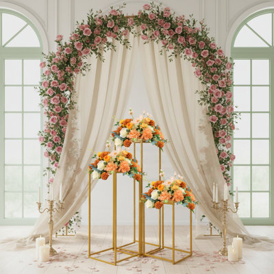 Support à fleurs 3 pièces