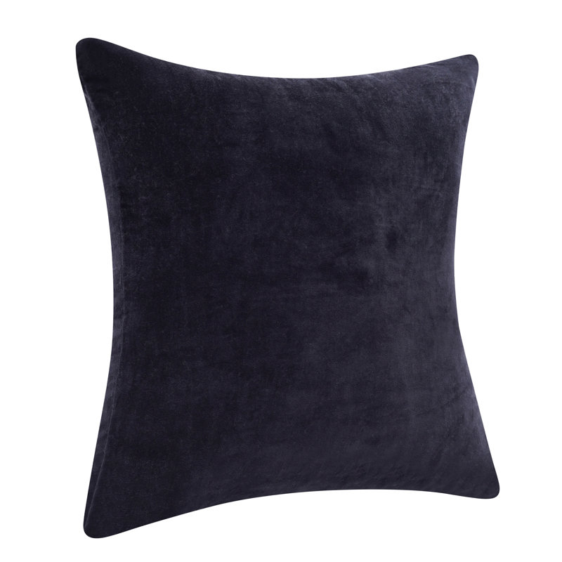 Modern Velvet Handmade Decorative Throw Pillow Cover, Onyx, Pillow Cover Only - No Insert