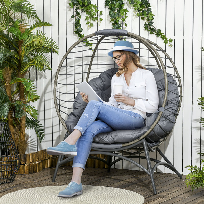 Houstonia Steel Outdoor Lounge Chair