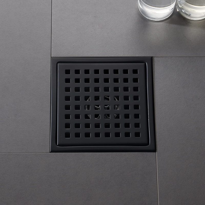 6'' W Tile-In, Black