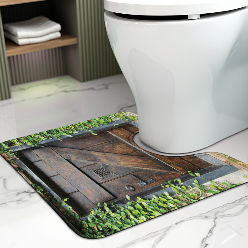 Tapis de salle de bain rustique en U 20 po Rustic