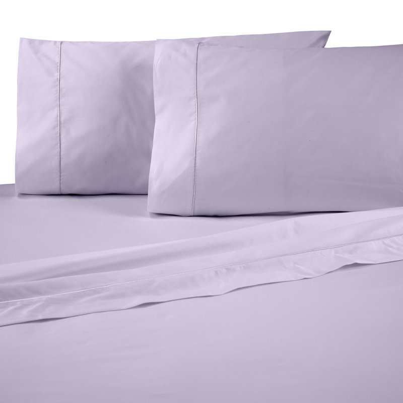Martex 700 Thread Count 100% Supima Cotton Pillowcases Breathable, Silky Soft & Durable, Standard Pillowcase, Purple