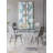17'' H Linen Upholstered Metal Side Chair-398700335