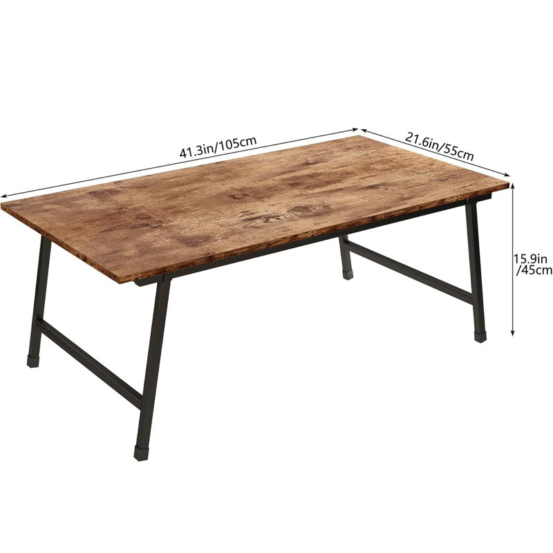 Table basse pliable rectangulaire moderne pour bureau à domicile