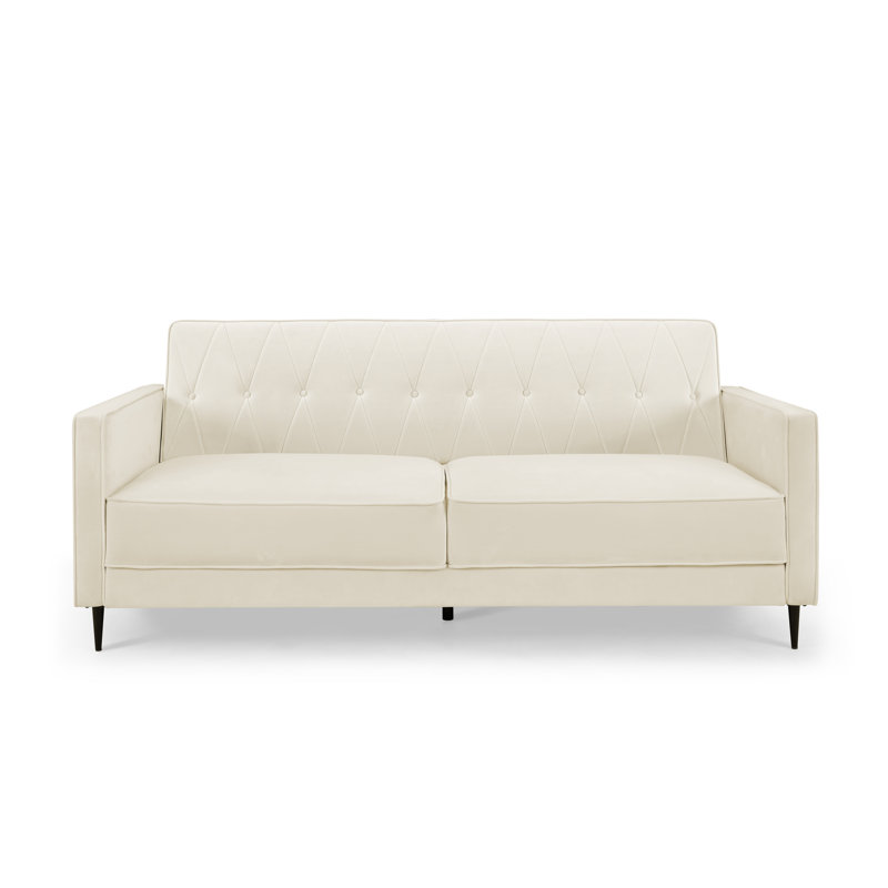 Aticus 3 Seater Sofa Bed, White