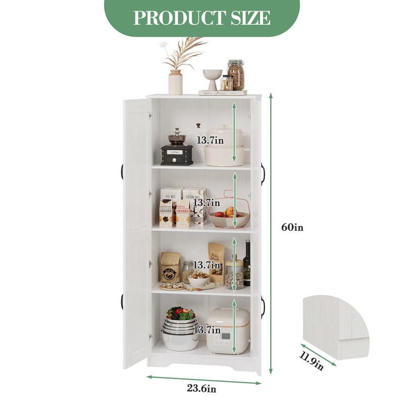 60cm Sideboard, White